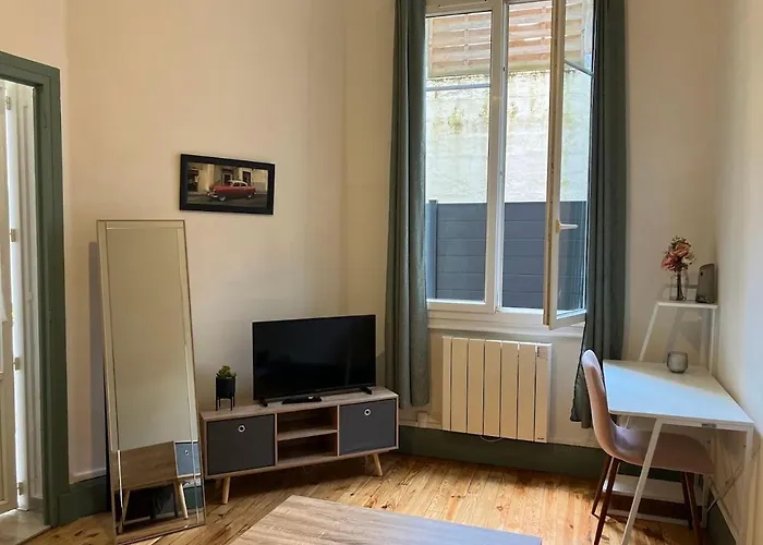 شقة La Terrasse Zen Dacher - Superbe 30 M2 Equipe Avec Terrasse Coeur Proche Gare Thermes Cures فيشي